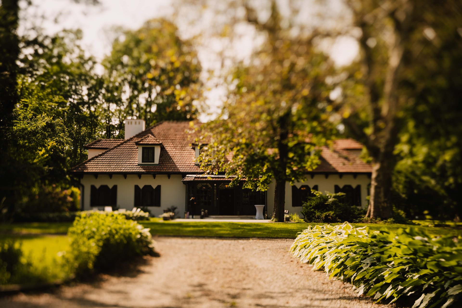 Dwór Wola Sękowa — zabytkowy dwór wśród drzew, Nowotaniec